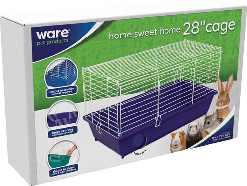 Show full view: Ware Home Sweet Home Plastic Small Animal Cage, Color Varies, 28-in slide 8 of 10