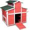 Show in main carousel: Ware Little Hen Big Red Barn Chicken Coop slide 1 of 3