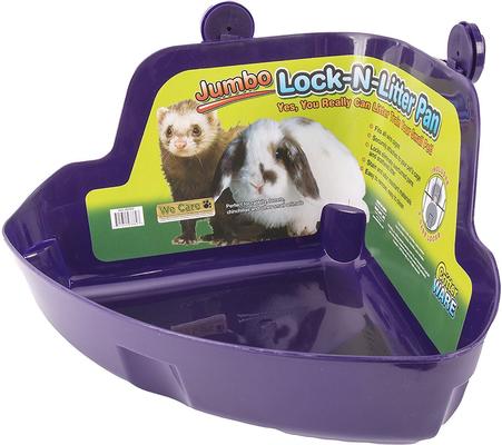 Show full view: Ware Lock-N-Litter Small Animal Litter Pan, Color Varies, Jumbo slide 2 of 6
