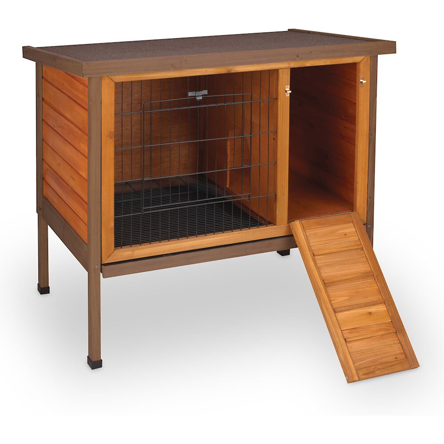 Ware Premium+ Wooden Rabbit Hutch, Medium