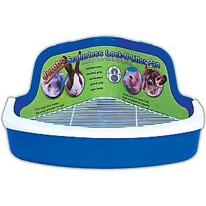 Ware Scatterless Lock-N-Litter Small Animal Litter Pan, Jumbo