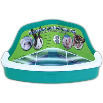 Ware Ware Scatterless Lock-N-Litter Small Animal Litter Pan, Regular