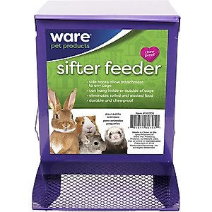 Ware Sifter Small Animal Feeder, Color Varies