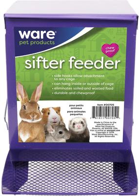 Show full view: Ware Sifter Small Animal Feeder, Color Varies slide 2 of 6