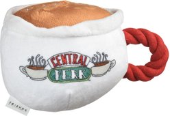 Warner Bros Central Perk Coffee Moderate Squeaky Dog Plush Toy, Multicolor slide 1 of 6