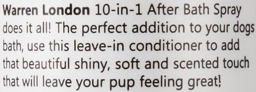Show full view: Warren London 10-in-1 Dog After Bath Leave-In Conditioning Spray, 4-fl oz slide 7 of 7