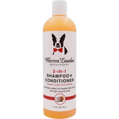 Warren London Warren London 2-in-1 Coconut Scented Dog Shampoo + Conditioner, 17-fl oz bottle