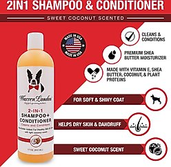 Warren London 2-in-1 Coconut Scented Dog Shampoo + Conditioner, 17-fl oz bottle slide 2 of 5