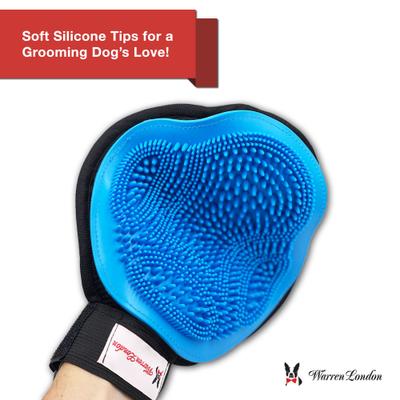 Show full view: Warren London 2-in-1 Grooming Glove Dog Brush slide 3 of 8