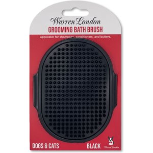 Warren London Bath Dog Brush, Black