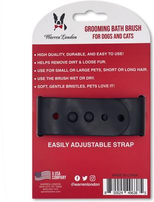 Show full view: Warren London Bath Dog Brush, Black slide 6 of 9