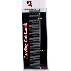 Warren London Carding Metal Dog & Cat Comb