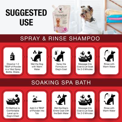 Show full view: Warren London Cleopatra's Full Body Treatment Dog Milk Bath, 12-fl oz pouch slide 3 of 7