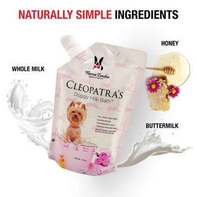 Show full view: Warren London Cleopatra's Full Body Treatment Dog Milk Bath, 12-fl oz pouch slide 4 of 7