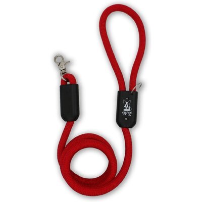 Warren London Warren London Climbing Rope Dog Leash, 5-ft, Red