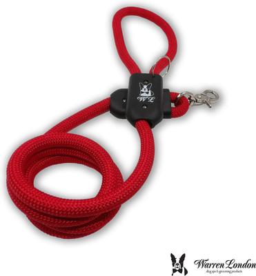 Show full view: Warren London Climbing Rope Dog Leash, 5-ft, Red slide 3 of 4