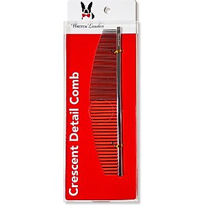 Warren London Crescent Detail Copper Dog Comb
