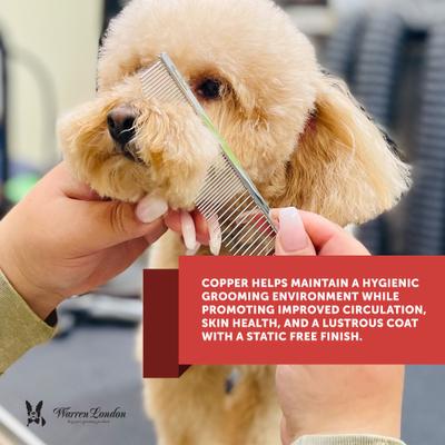 Show full view: Warren London Crescent Detail Copper Dog Comb slide 5 of 9