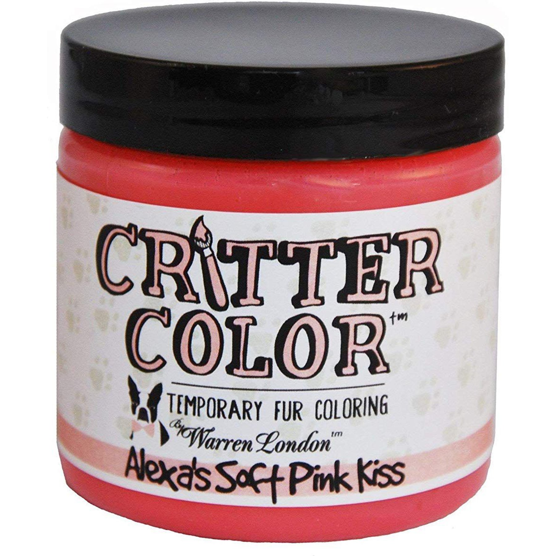 Warren London Critter Color Temporary Pet Fur Coloring, 4-fl oz, Pink