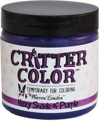 Warren London Critter Color Temporary Pet Fur Coloring, 4-fl oz, Purple