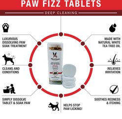 Warren London Deep Cleaning Dog Paw Fizz Tablets, 12 count slide 2 of 8