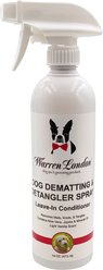 Warren London Dematting & Detangling Leave-In Conditioner Dog Spray, 16-fl oz bottle