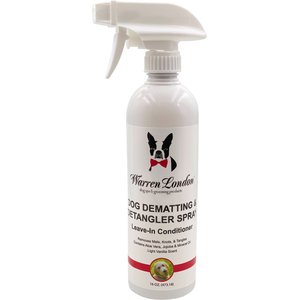 Warren London Dematting & Detangling Leave-In Conditioner Dog Spray, 16-fl oz bottle