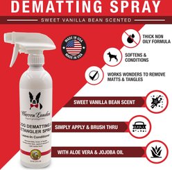 Warren London Dematting & Detangling Leave-In Conditioner Dog Spray, 16-fl oz bottle slide 2 of 4