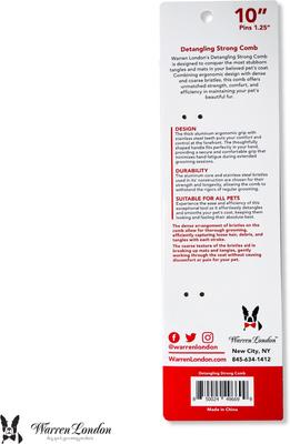 Show full view: Warren London Detangling Strong Dog Comb slide 8 of 9