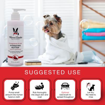 Show full view: Warren London Dog Hydrating Butter, 8-fl oz bottle, Pomegranate & Acai slide 5 of 7