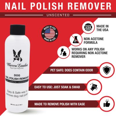Show full view: Warren London Dog Nail Polish Remover, 6-fl oz bottle slide 2 of 4