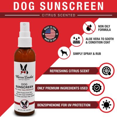 Show full view: Warren London Dog Sunscreen Spray, 4-fl oz bottle slide 2 of 7