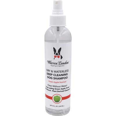 Warren London Warren London Dry & Waterless Green Apple Scented Deep Cleaning Dog Shampoo, 8-fl oz bottle