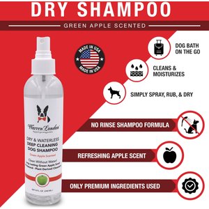 Warren London Dry & Waterless Green Apple Scented Deep Cleaning Dog Shampoo, 8-fl oz bottle