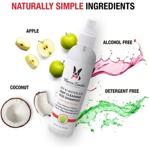 Warren London Dry & Waterless Green Apple Scented Deep Cleaning Dog Shampoo, 8-fl oz bottle