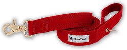 Warren London Fabric Dog Leash, 5-ft, Red