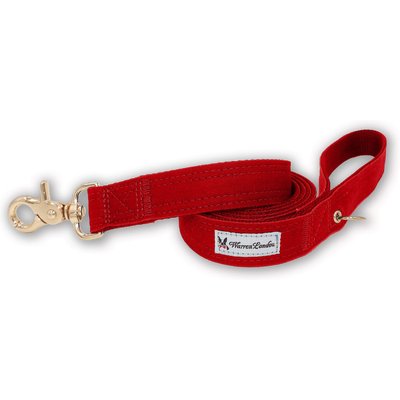 Warren London Warren London Fabric Dog Leash, 5-ft, Red