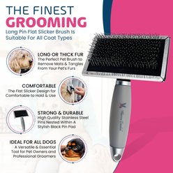 Warren London Gel-Handle Slicker for Long & Thick Fur Dog Brush slide 2 of 5