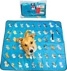 Warren London Indoor Brushing Dog Grooming Blanket, 50 X 60-in