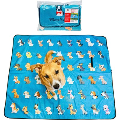 Warren London Warren London Indoor Brushing Dog Grooming Blanket, 50 X 60-in