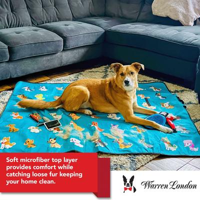 Show full view: Warren London Indoor Brushing Dog Grooming Blanket, 50 X 60-in slide 3 of 6