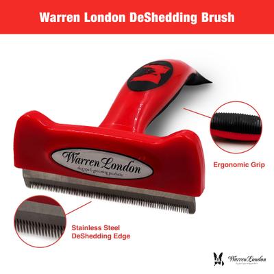 Show full view: Warren London Long Hair Deshedding Dog Brush, Large slide 3 of 8