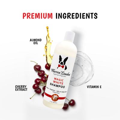 Show full view: Warren London Magic White Cherry Scented Brightening Dog Shampoo, 17-fl oz bottle slide 3 of 7