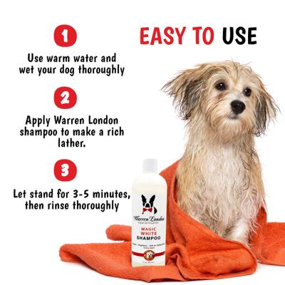 Show full view: Warren London Magic White Cherry Scented Brightening Dog Shampoo, 17-fl oz bottle slide 6 of 7