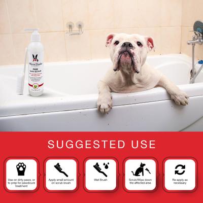 Show full view: Warren London Paw Sani-Scrub Paw & Nail Dog Cleanser, 8-fl oz bottle slide 4 of 7