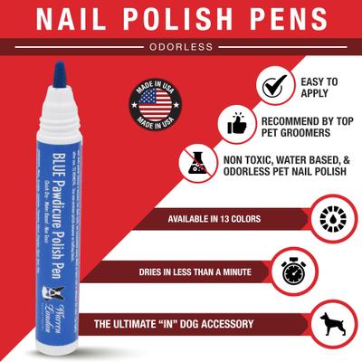 Show full view: Warren London Pawdicure Dog Nail Polish Pen, Blue slide 3 of 8