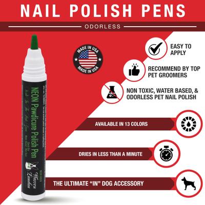 Show full view: Warren London Pawdicure Dog Nail Polish Pen, Neon Green slide 2 of 8