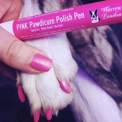 Show full view: Warren London Pawdicure Dog Nail Polish Pen, Pink slide 6 of 9
