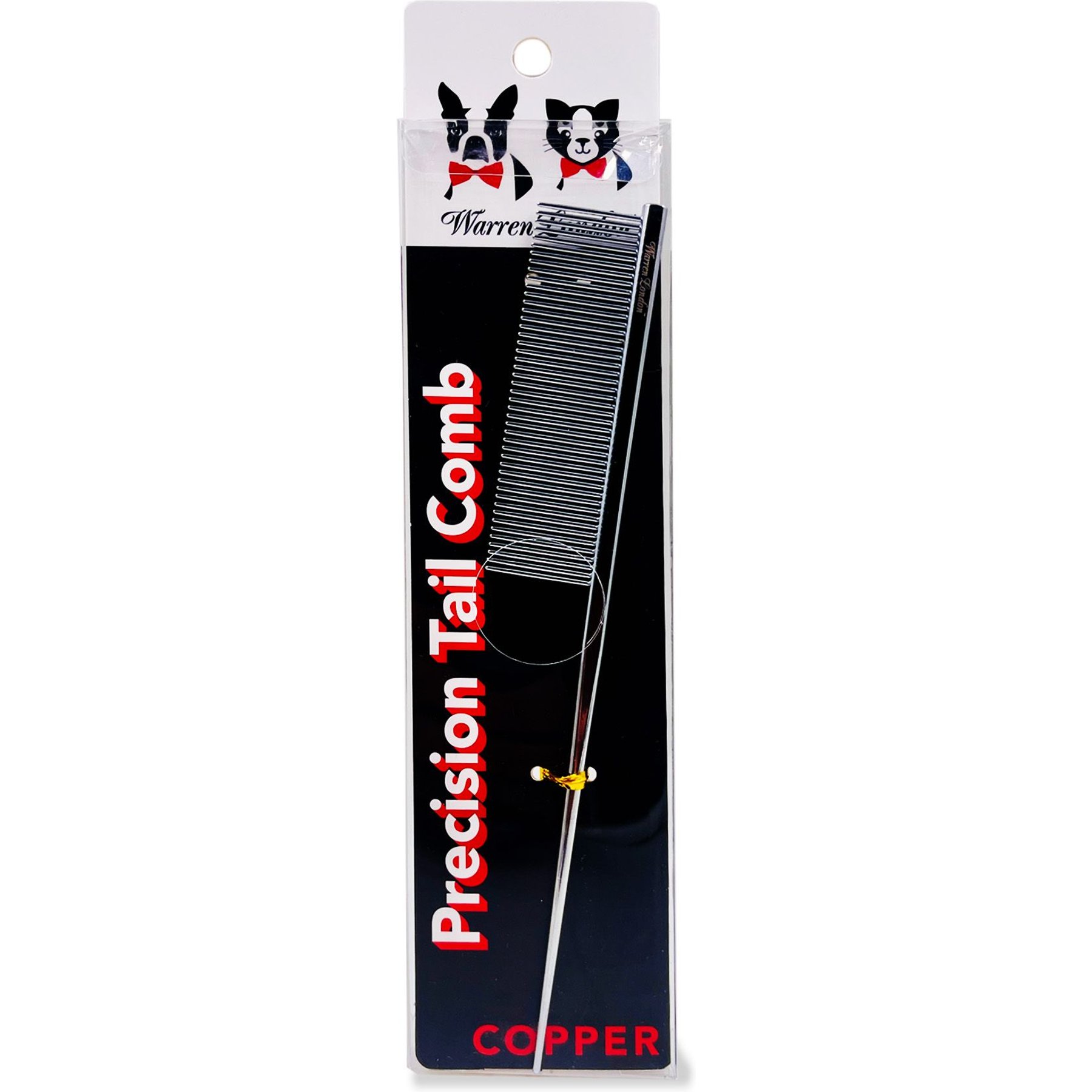 Warren London Precision Tail Dog Comb