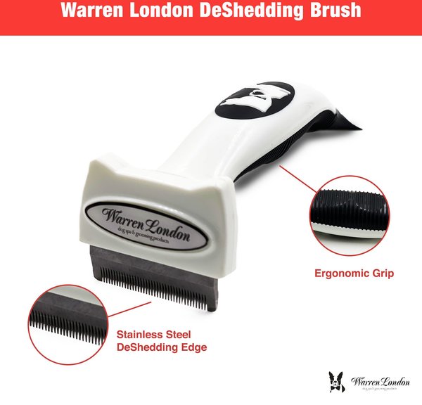 Show full view: Warren London Short Hair Deshedding Dog Brush, Small slide 3 of 8